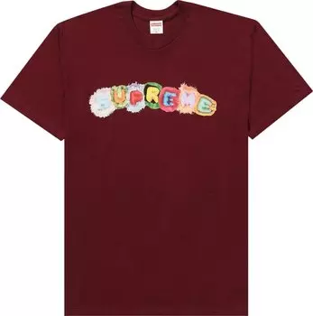 Футболка Supreme Pillows Tee 'Burgundy', красный