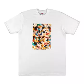 Футболка Supreme Pills Tee 'White', белый