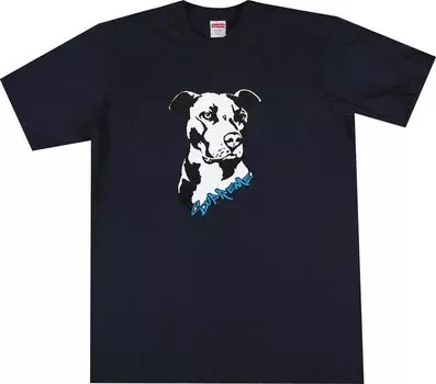 Футболка Supreme Pitbull Tee 'Navy', синий