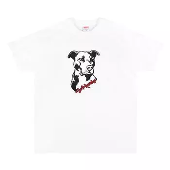 Футболка Supreme Pitbull Tee 'White', белый