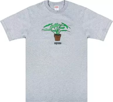 Футболка Supreme Plant T-Shirt 'Grey', серый
