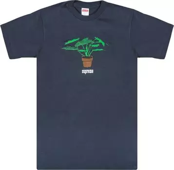 Футболка Supreme Plant T-Shirt 'Navy', синий