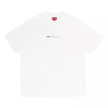 Футболка Supreme Property Label Short-Sleeve Top 'White', белый