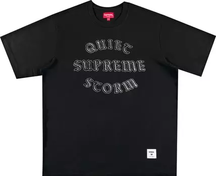 Футболка Supreme Quiet Storm Short-Sleeve Top 'Black', черный