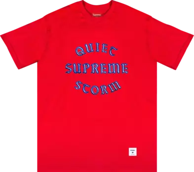 Футболка Supreme Quiet Storm Short-Sleeve Top 'Red', красный