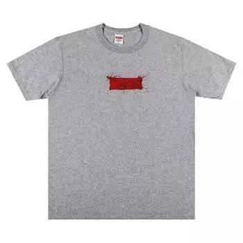 Футболка Supreme Raiph Steadman Box Logo Tee, серый