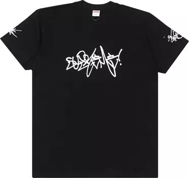 Футболка Supreme Rammellzee Tag Tee 'Black', черный