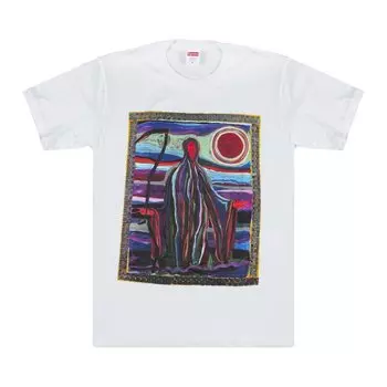 Футболка Supreme Reaper T-Shirt 'White', белый