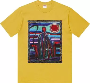 Футболка Supreme Reaper Tee 'Acid Yellow', желтый