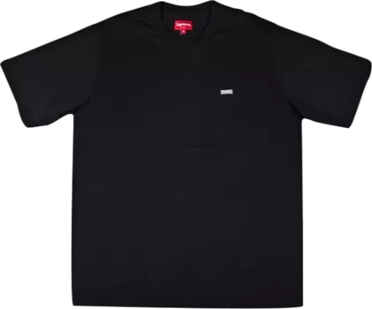Футболка Supreme Reflective Small Box T-Shirt 'Black', черный