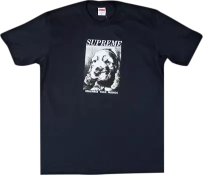 Футболка Supreme Remember T-Shirt 'Navy', синий