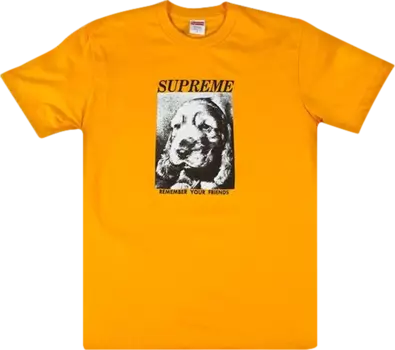 Футболка Supreme Remember T-Shirt 'Orange', оранжевый
