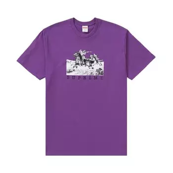 Футболка Supreme Riders Tee Purple, фиолетовый