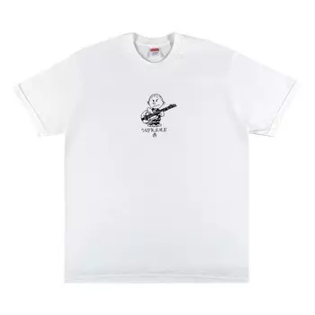 Футболка Supreme Rocker Tee 'White', белый