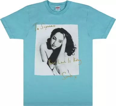 Футболка Supreme Sade T-Shirt 'Aqua', синий