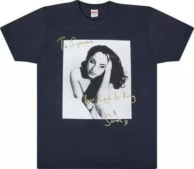 Футболка Supreme Sade T-Shirt 'Navy', синий