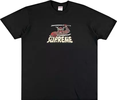 Футболка Supreme Samurai Tee 'Black', черный