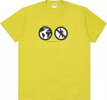 Футболка Supreme Save The Planet Tee 'Sulfur', желтый