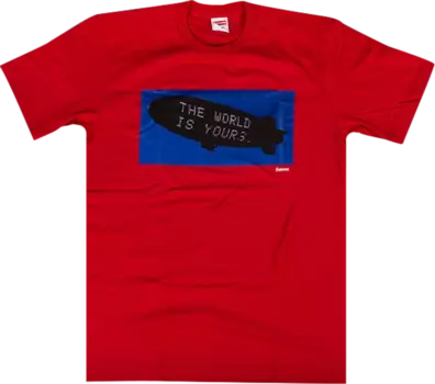 Футболка Supreme Scarface Blimp T-Shirt 'Red', красный