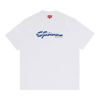 Футболка Supreme Shadow Script Short-Sleeve Top 'White', белый