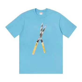 Футболка Supreme Shears Tee Light Slate, синий