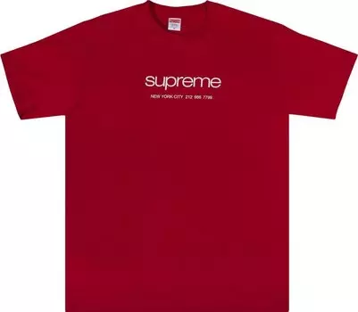 Футболка Supreme Shop Tee 'Red', красный