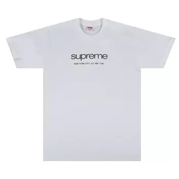 Футболка Supreme Shop Tee 'White', белый