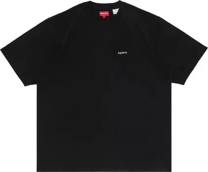 Футболка Supreme Short-Sleeve Pocket Tee 'Black', черный