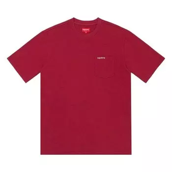 Футболка Supreme Short-Sleeve Pocket Tee Cardinal, красный