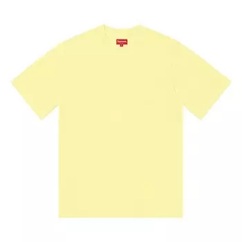 Футболка Supreme Short-Sleeve Pocket Tee Pale Yellow, желтый