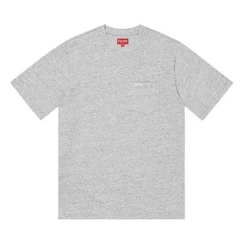 Футболка Supreme Short-Sleeve Pocket Tee, серый