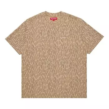 Футболка Supreme Short-Sleeve Pocket Tee Tan Raindrop, желто-коричневый