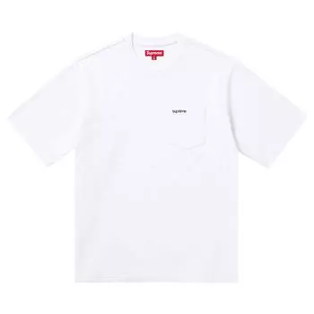 Футболка Supreme Short-Sleeve Pocket Tee 'White', белый