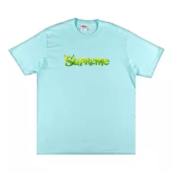 Футболка Supreme Shrek Бирюзовый