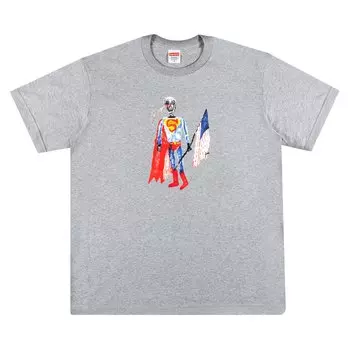 Футболка Supreme Skeleton Heather Grey