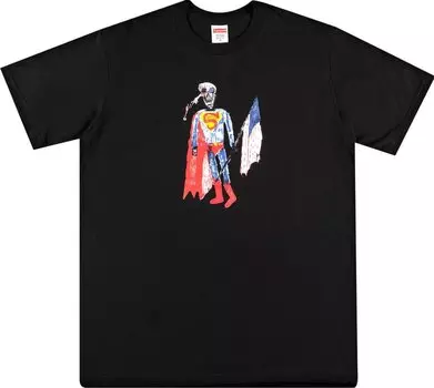 Футболка Supreme Skeleton Tee 'Black', черный