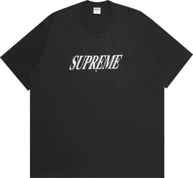 Футболка Supreme Slap Shot Tee 'Black', черный