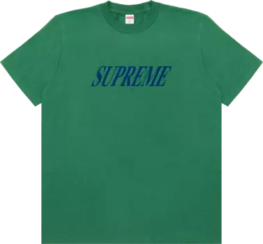 Футболка Supreme Slap Shot Tee 'Green', зеленый