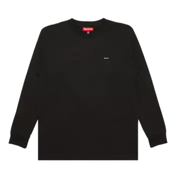 Футболка Supreme Small Box Long-Sleeve 'Black', черный
