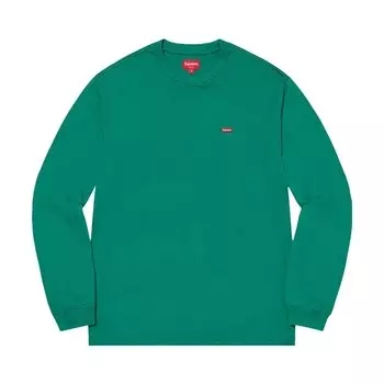 Футболка Supreme Small Box Long-Sleeve Tee Light Pine, зеленый
