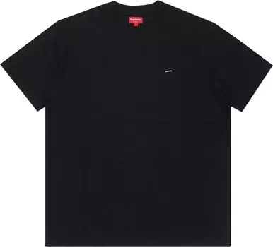Футболка Supreme Small Box Tee 'Black', черный