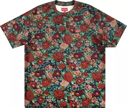 Футболка Supreme Small Box Tee 'Digi Floral', разноцветный