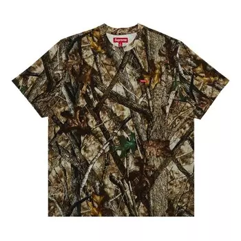 Футболка Supreme Small Box Tee, цвет TrueTimber HTC Fall Camo