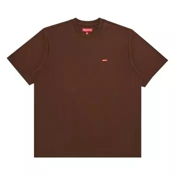 Футболка Supreme Small Box Tee, коричневый