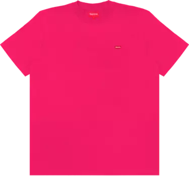 Футболка Supreme Small Box Tee 'Magenta', розовый