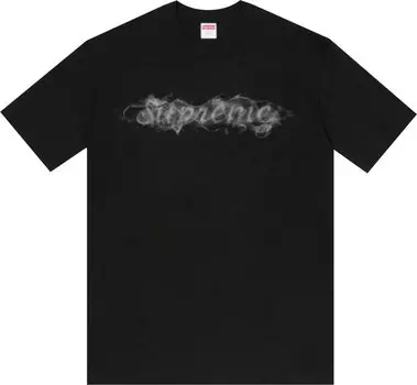 Футболка Supreme Smoke Tee 'Black', черный