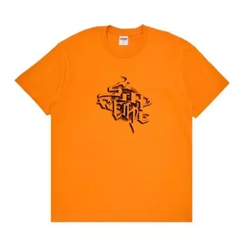 Футболка Supreme Smoke Tee Orange, оранжевый