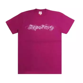 Футболка Supreme Smoke Tee, розовый