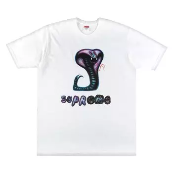 Футболка Supreme Snake Tee 'White', белый
