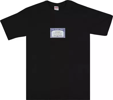 Футболка Supreme Social Tee 'Black', черный